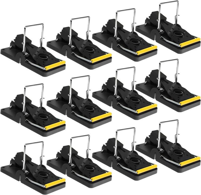 SEEPIS Mouse Traps, Mouse Traps Indoor for Home Quick Effectively, Reusable Mice Trap for House Indoor Outdoor Kill Safe for Family and Pet 12 Packs - Image 1